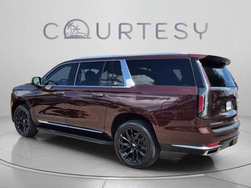 Mahogany Metallic 2023 Cadillac Escalade ESV Premium Luxury