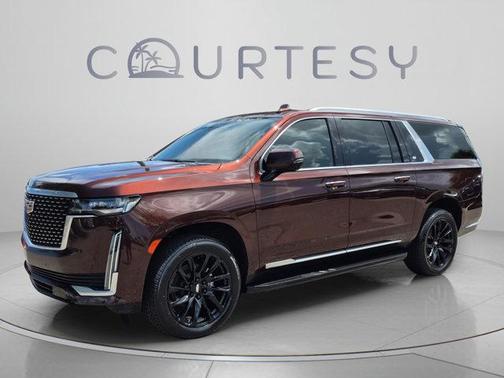 Mahogany Metallic 2023 Cadillac Escalade ESV Premium Luxury