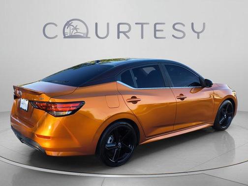 Orange 2022 Nissan Sentra SR