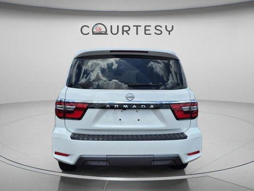 Aspen White Tricoat 2024 Nissan Armada SV