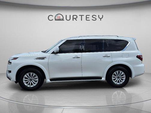 Aspen White Tricoat 2024 Nissan Armada SV