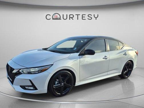 White 2022 Nissan Sentra SR