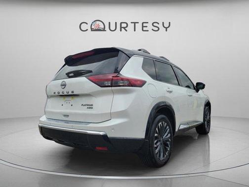 White / Black 2026 Nissan Rogue Platinum