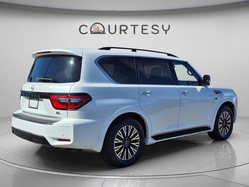 Aspen White 2022 Nissan Armada SL