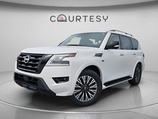 Aspen White 2022 Nissan Armada SL