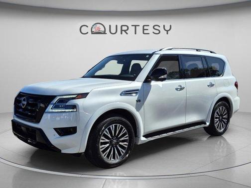 Aspen White 2022 Nissan Armada SL