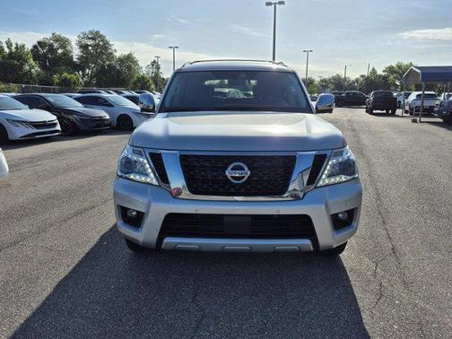 Brilliant Silver 2018 Nissan Armada Platinum