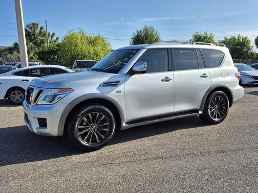 Brilliant Silver 2018 Nissan Armada Platinum