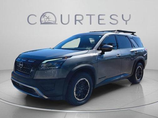 Gun Metallic 2023 Nissan Pathfinder Rock Creek