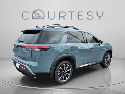 Baltic Teal 2026 Nissan Pathfinder Platinum