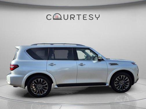 Brilliant Silver Metallic 2024 Nissan Armada Platinum