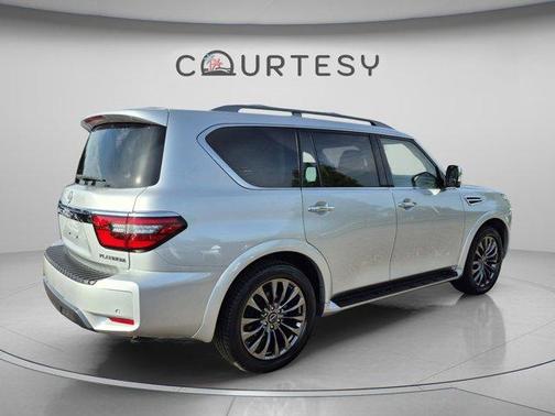 Brilliant Silver Metallic 2024 Nissan Armada Platinum