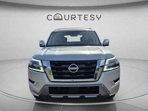 Brilliant Silver Metallic 2024 Nissan Armada Platinum