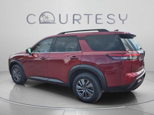 Scarlet Ember 2024 Nissan Pathfinder SV