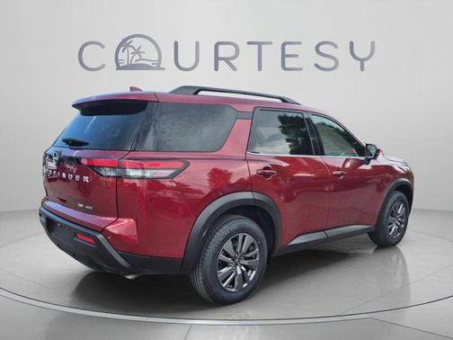 Scarlet Ember 2024 Nissan Pathfinder SV