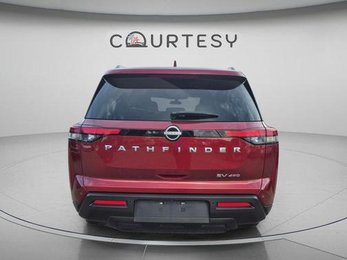Scarlet Ember 2024 Nissan Pathfinder SV