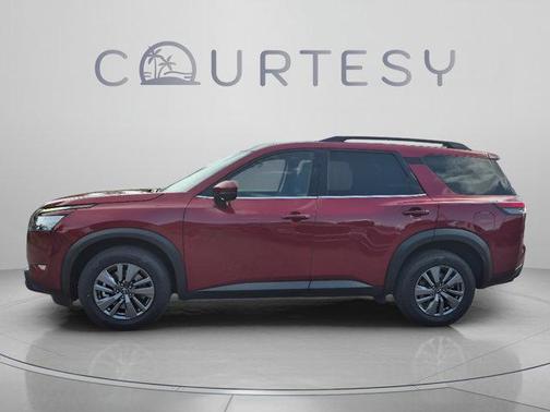 Scarlet Ember 2024 Nissan Pathfinder SV