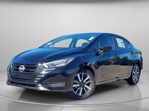 Black 2025 Nissan Versa 1.6 SV