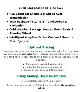 2023 Ford Escape ST-Line
