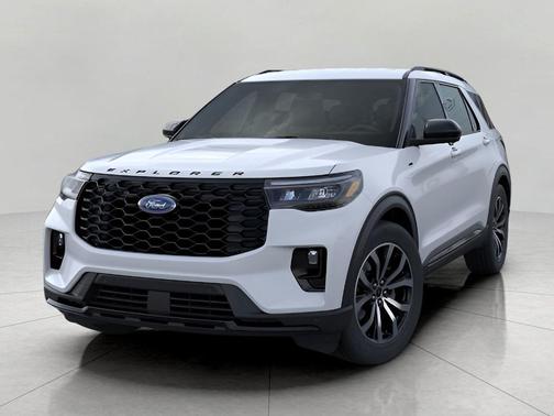 Space White Metallic 2026 Ford Explorer ST-Line