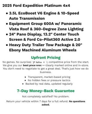 2025 Ford Expedition Platinum