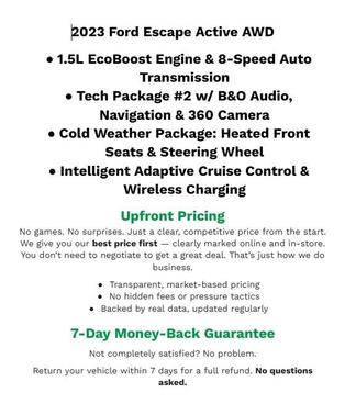 2023 Ford Escape Active