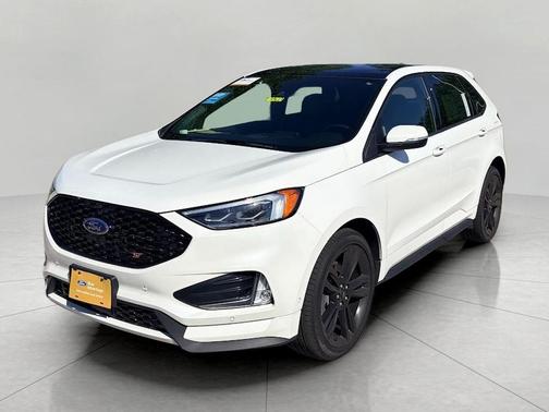 Star White Metallic Tri-Coat 2024 Ford Edge ST
