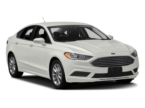 White Platinum Metallic Tri-Coat 2017 Ford Fusion SE