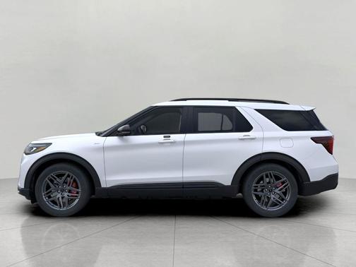 Star White Metallic Tri-Coat 2026 Ford Explorer ST-Line