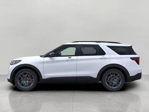 Star White Metallic Tri-Coat 2026 Ford Explorer ST-Line