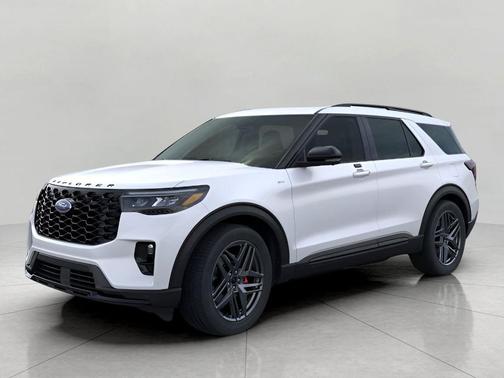 Star White Metallic Tri-Coat 2026 Ford Explorer ST-Line