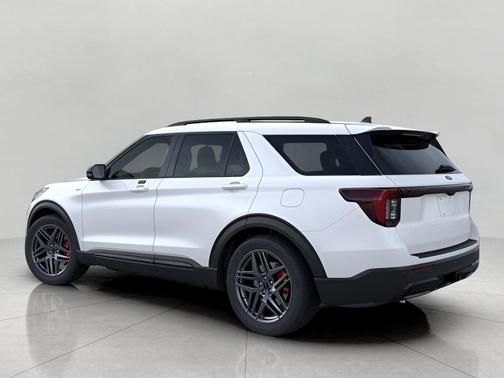 Star White Metallic Tri-Coat 2026 Ford Explorer ST-Line