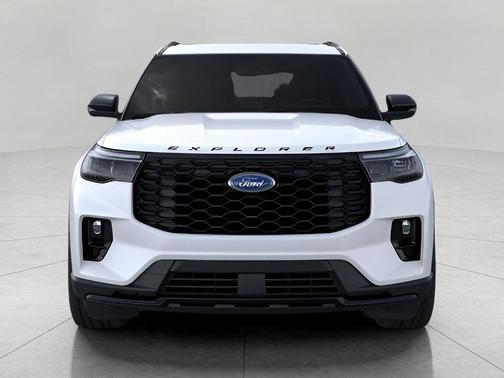 Star White Metallic Tri-Coat 2026 Ford Explorer ST-Line