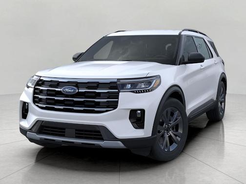 Star White Metallic Tri-Coat 2026 Ford Explorer Active