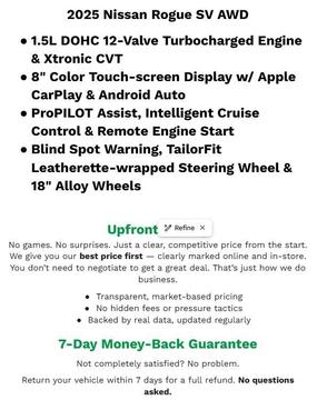2025 Nissan Rogue SV