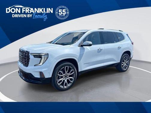 Glacier White Tricoat 2026 GMC Acadia Denali