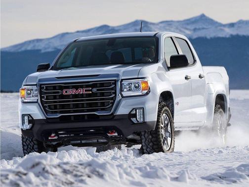Summit White 2021 GMC Canyon Denali