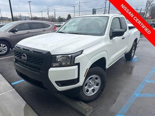 Glacier White 2025 Nissan Frontier S
