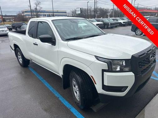 Glacier White 2025 Nissan Frontier S