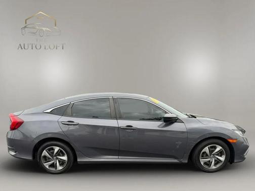 Modern Steel Metallic 2019 Honda Civic LX