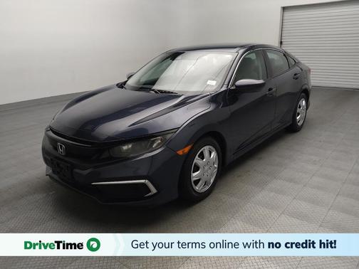 Blue 2019 Honda Civic LX