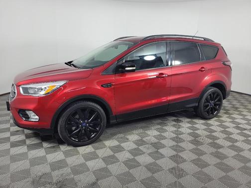 Red 2017 Ford Escape Titanium