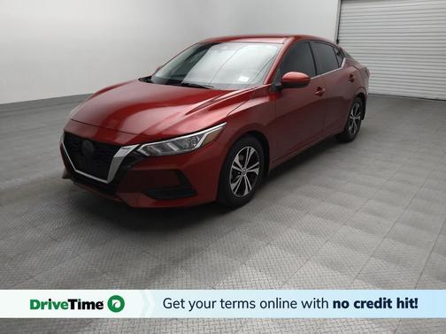 Red 2021 Nissan Sentra SV