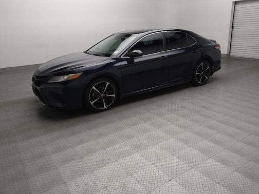 Blue 2018 Toyota Camry XSE