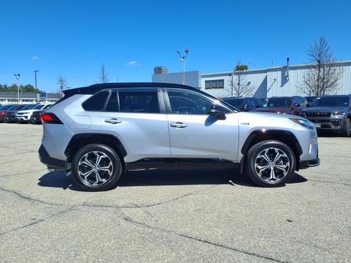 Silver Sky Metallic/Midnight Black Metallic 2024 Toyota RAV4 Prime XSE