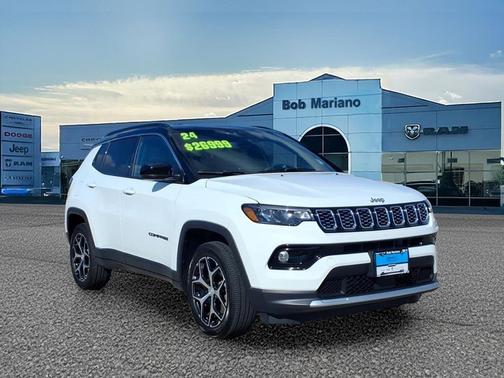 Bright White Clearcoat 2024 Jeep Compass Limited