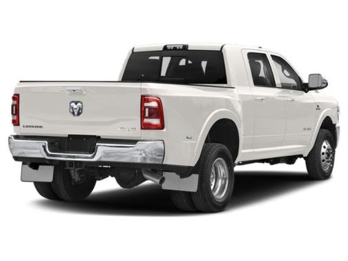 Pearl White 2021 RAM 3500 Limited Mega Cab 4x4 6'4' Box