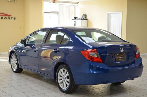 Blue 2012 Honda Civic EX-L