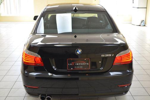 Black 2009 BMW 535 535i Sedan 4D