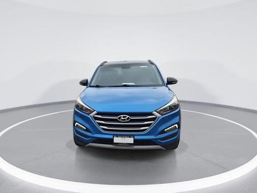 Caribbean Blue 2017 Hyundai TUCSON Night